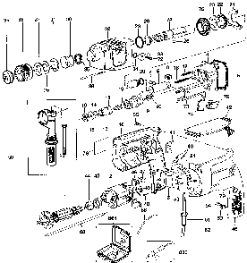 Page A Diagram and Parts List for 5056K Type 200 Black and Decker Hammer